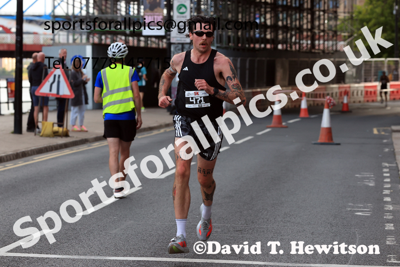 The Newcastle Quayside 10k Road Race, 2025 Newcastle Quayside 5k and 10k Road Race  Photo: David T. Hewitson/Sports for All Pics